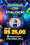 ATUALIZAÇÃO JULHO - ANZINHO CDS - 2026 16GB