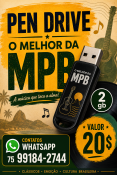 O MELHOR DA MPB - PEN DRIVE